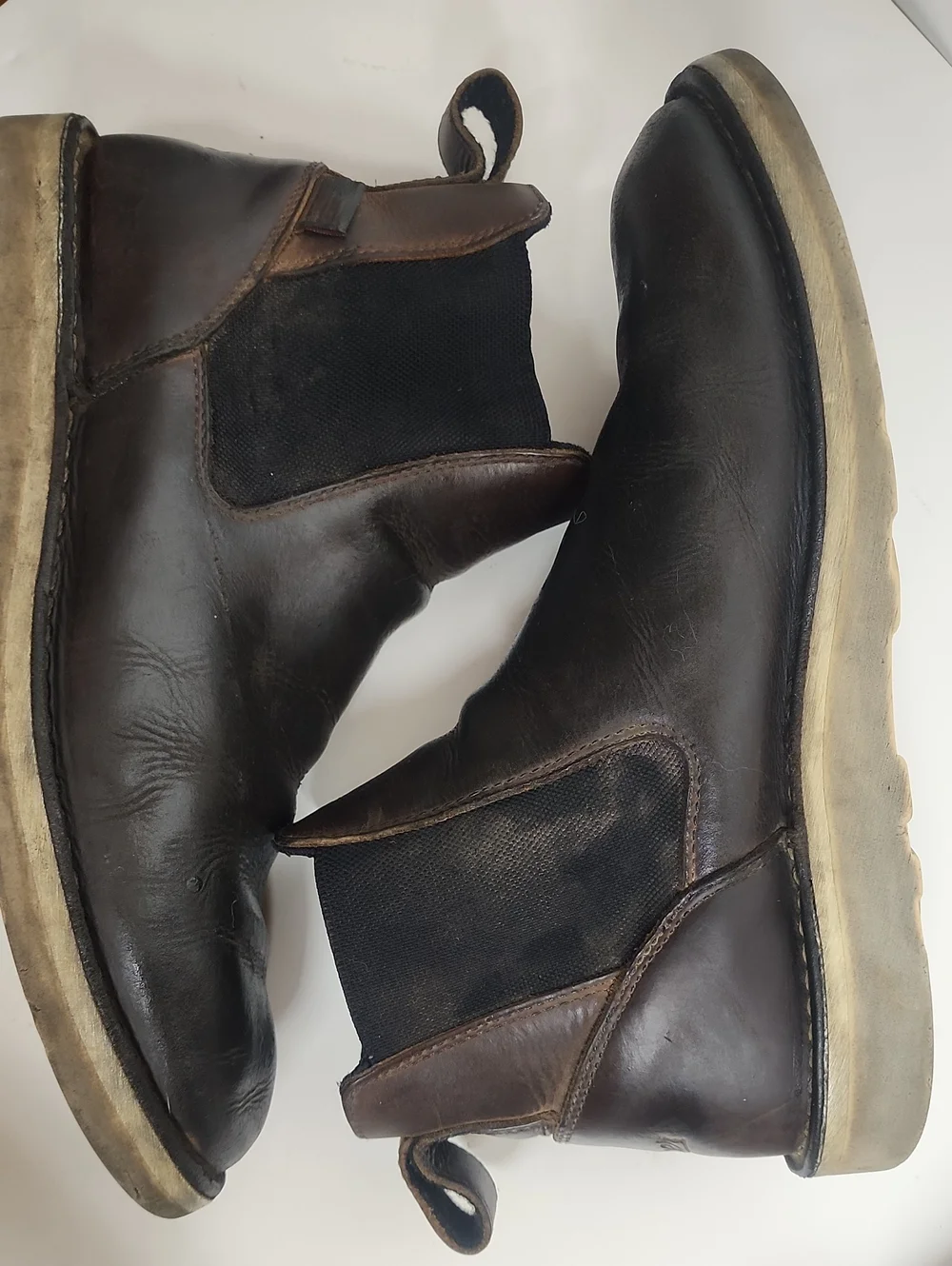Danner Bull Run Chelsea Mens Chukka Boots in Dark Brown Leather Size 12 Gorpcore